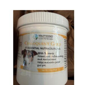 New In Box Vitality Science Celloquent Gold Supplement for Dogs
